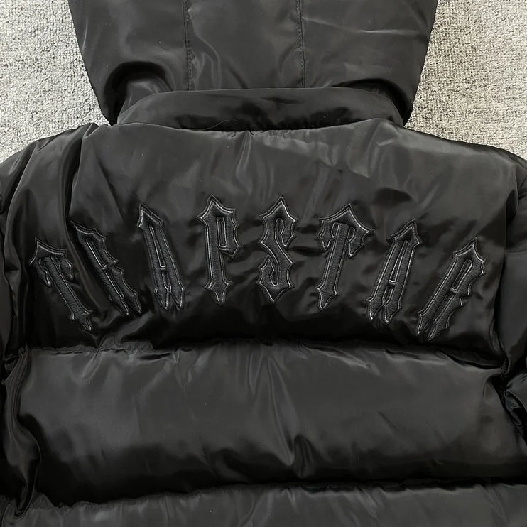 Doudoune à capuche amovible TRAPSTAR IRONGATE noire