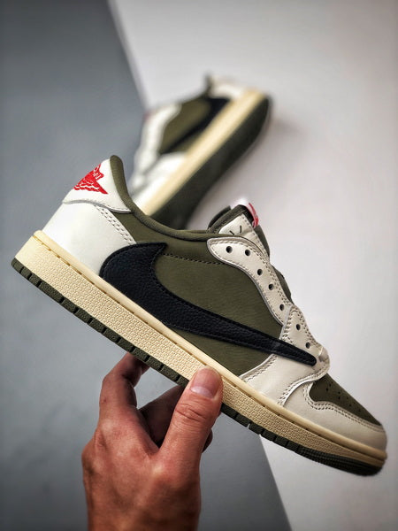 Travis Scott x Air Jordan 1 Low OG "Medium Olive"