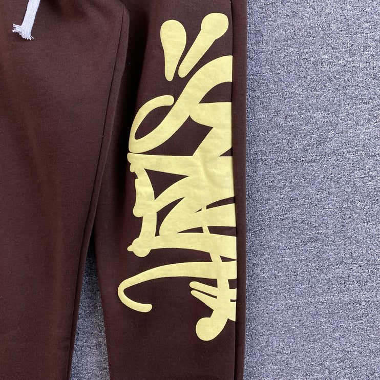 PANTALON DE SURVÊTEMENT SYNA WORLD MARRON