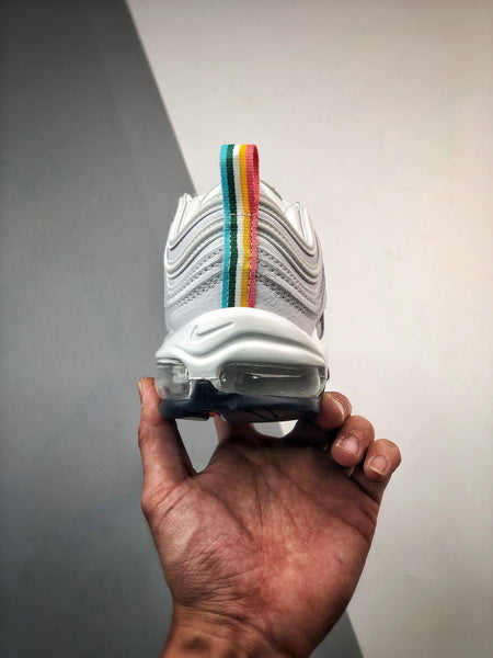 NIKE Air Max 97 "Blanc Multi Color Pull Tabs"