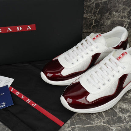 PRADA AMERICA'S CUP BURGUNDY WHITE