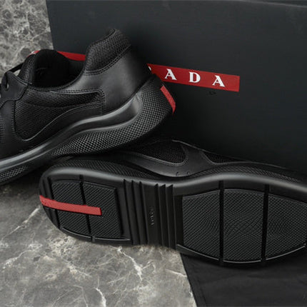 PRADA AMERICA'S CUP LEATHER BLACK