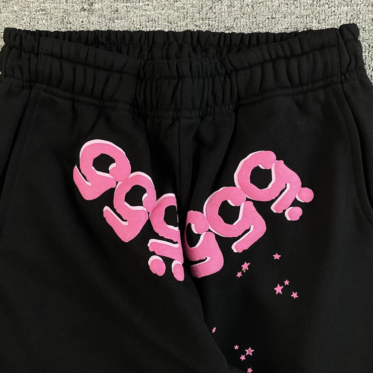 Pantalon de survêtement SP5DER ANGEL NUMBER noir