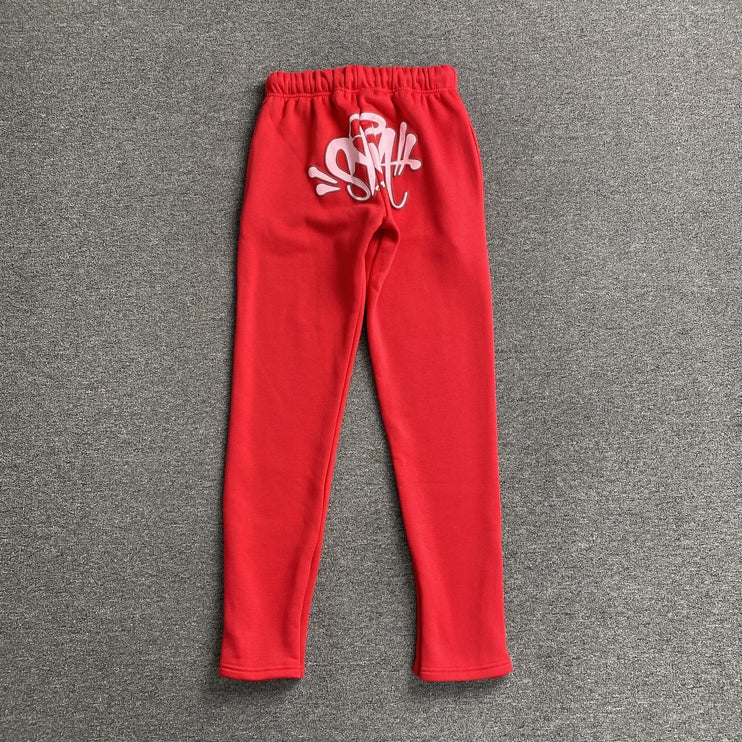 PANTALON DE SURVÊTEMENT SYNA WORLD AVEC LOGO SYNA ROUGE