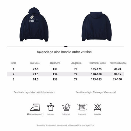 Balenciaga "Be Nice" Hoodie