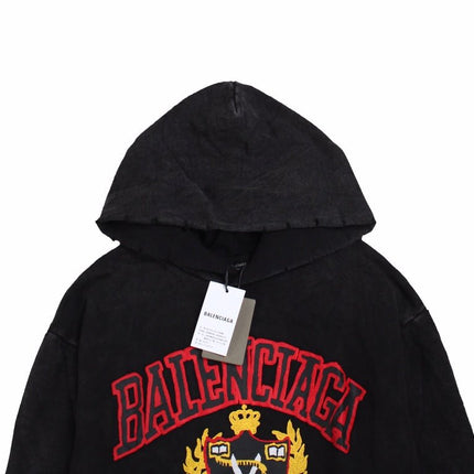 Balenciaga Black Crest Hoodie