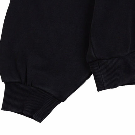 Balenciaga Black Hoodie with "I Love" Graphic