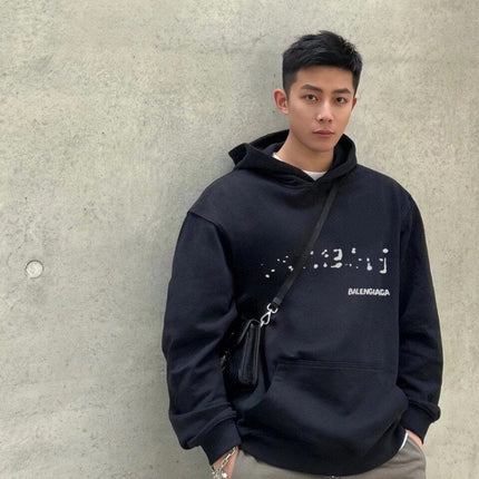 Balenciaga Black Logo Hoodie