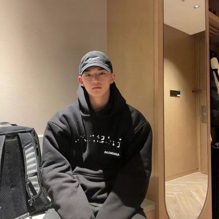Balenciaga Black Logo Hoodie