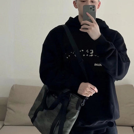 Balenciaga Black Logo Hoodie