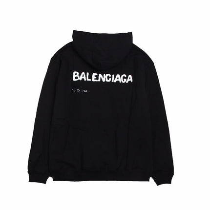 Balenciaga Black Logo Hoodie