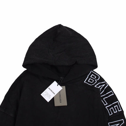 Balenciaga Black Oversized Hoodie