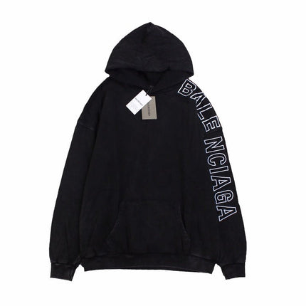 Balenciaga Black Oversized Hoodie