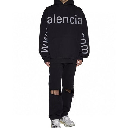 Balenciaga Black Oversized Hoodie