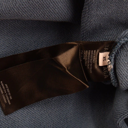BALENCIAGA GRAPHIC LOGO HOODIE BLUE