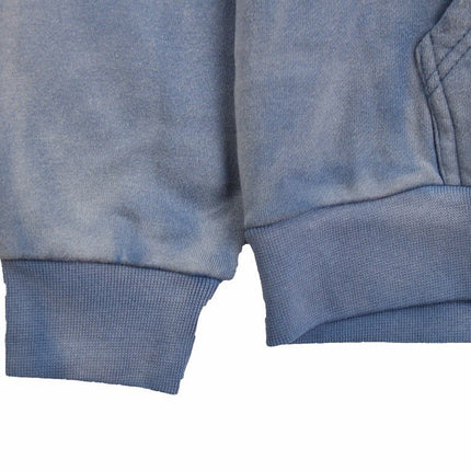 BALENCIAGA GRAPHIC LOGO HOODIE BLUE
