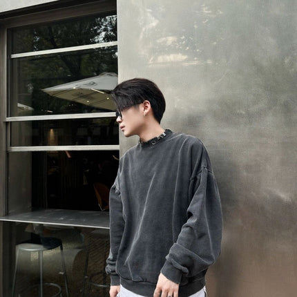 Balenciaga Embellished Collar Sweatshirt