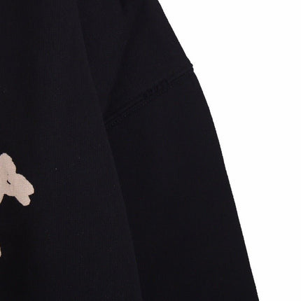 BALENCIAGA GRAFFITI LOGO HOODIE BLACK