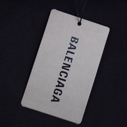 BALENCIAGA GRAFFITI LOGO HOODIE BLACK