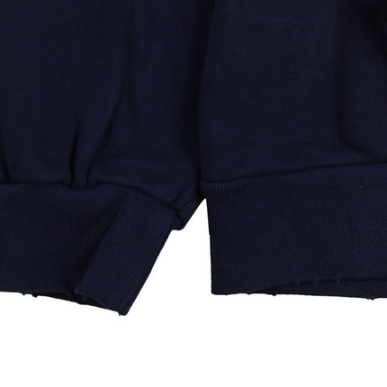 BALENCIAGA ALTERNATIVE LOGO HOODIE NAVY