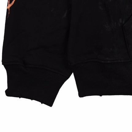 BALENCIAGA LOGO HOODIE BLACK