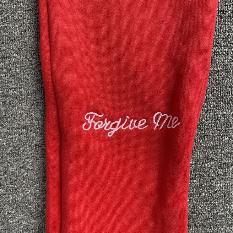 PANTALON DE SURVÊTEMENT SYNA WORLD AVEC LOGO SYNA ROUGE