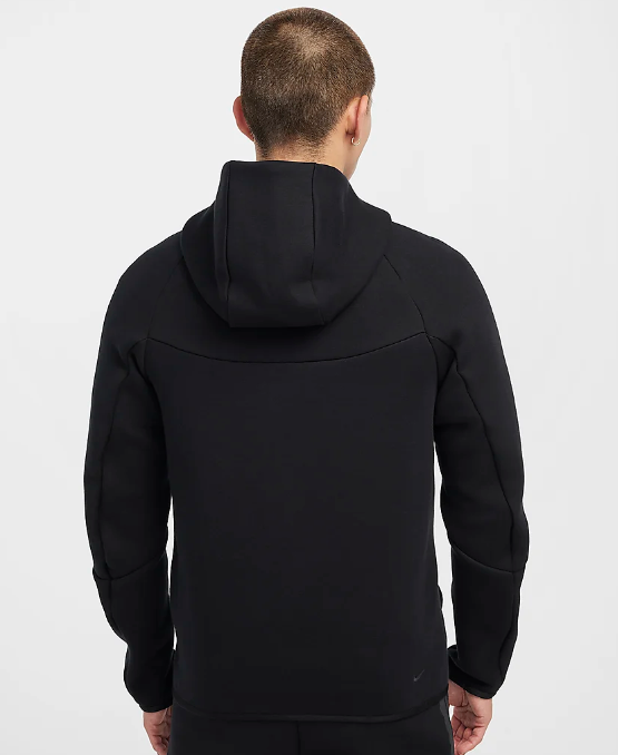 SWEAT A CAPUCHE NIKE TECH FLEECE REFLECHISSANT FULL BLACK