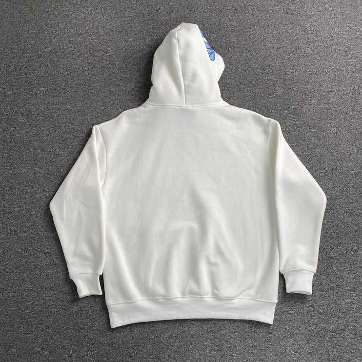 Sweat à capuche avec logo Syna World Hood blanc