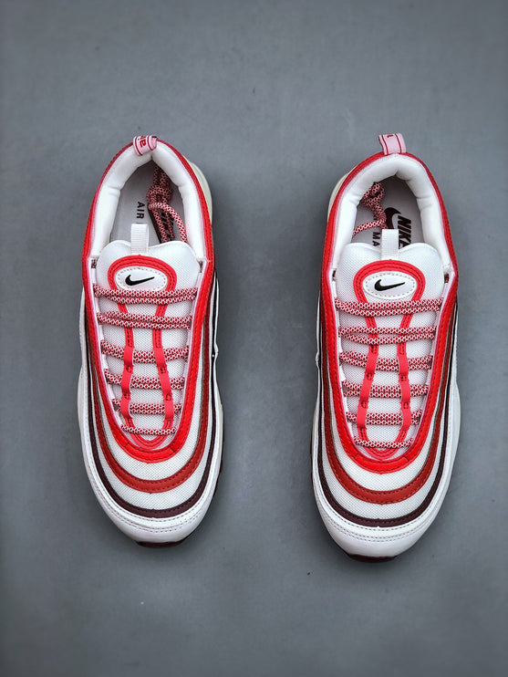 NIKE Air Max 97 "White/Dune Red"