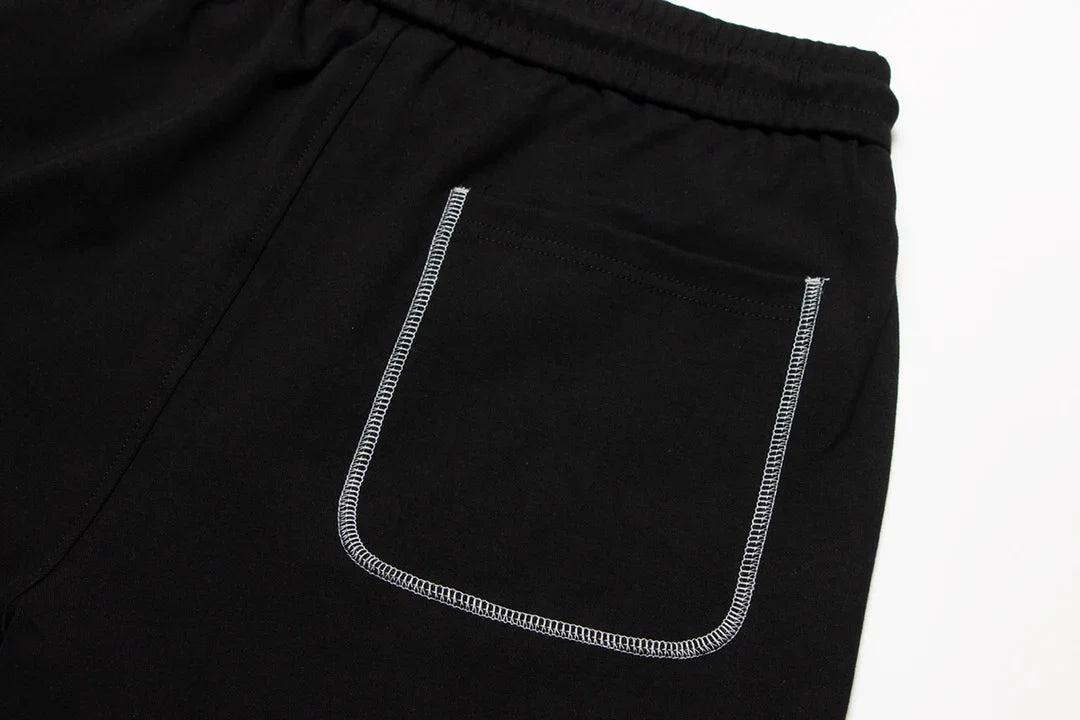 SHORT BRODERIE BLANC CHROME HEARTS NOIR