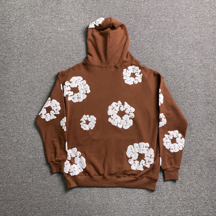 Sweat à capuche Denim Tears marron