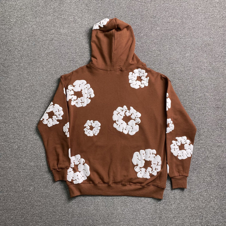 Sweat à capuche Denim Tears marron