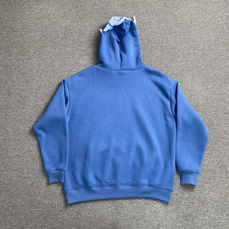 Sweat à capuche avec logo Syna World Hood bleu