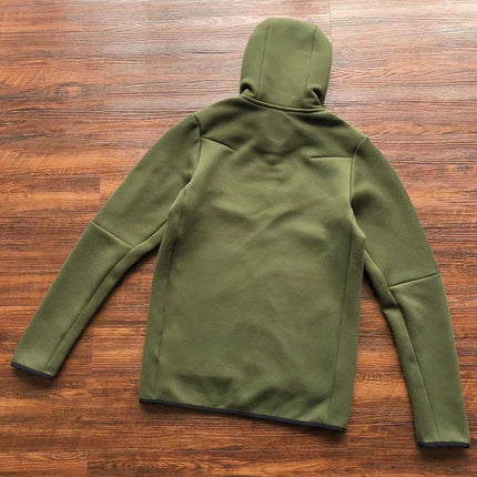 Sweat à capuche Nike Tech Fleece x Vert olive