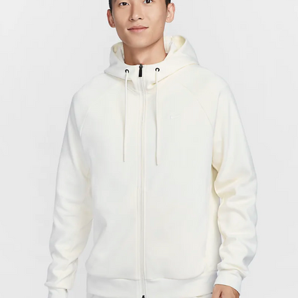 SWEAT A CAPUCHE ZIP NIKE BLANC