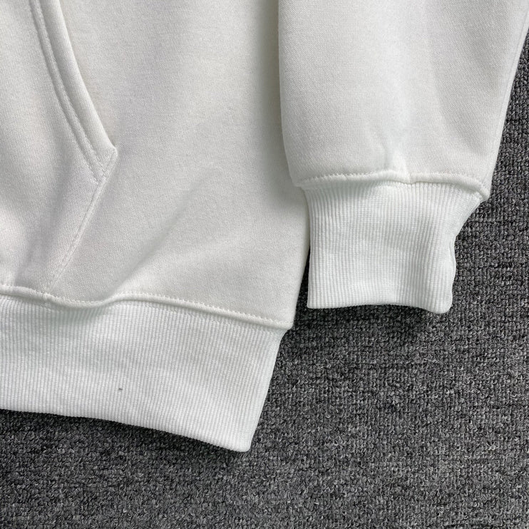 Sweat à capuche avec logo Syna World Hood blanc