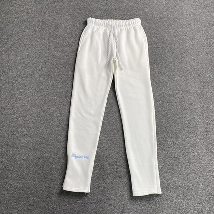 PANTALON DE SURVÊTEMENT SYNA WORLD AVEC LOGO SYNA BLANC