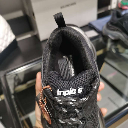 BALENCIAGA TRIPLE S x NOIR GEL