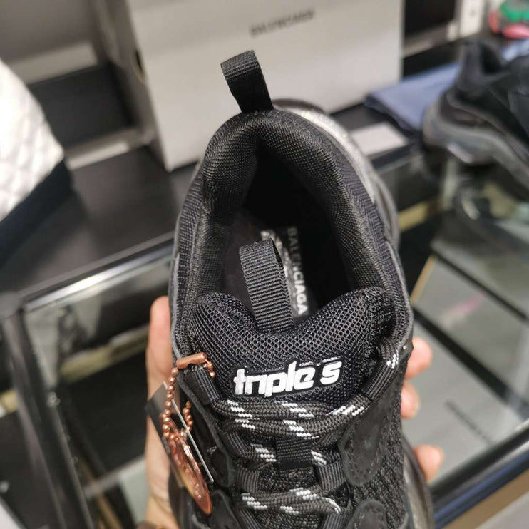 BALENCIAGA TRIPLE S x NOIR GEL