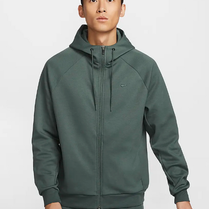 SWEAT A CAPUCHE ZIP NIKE VERT