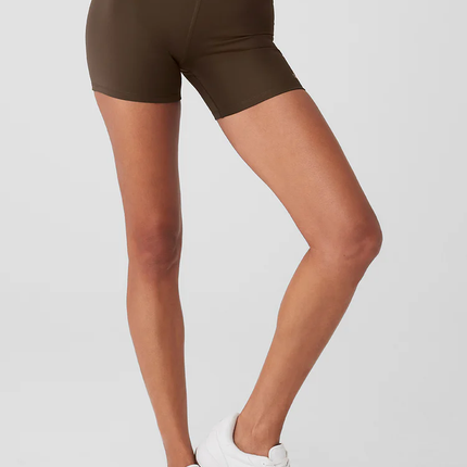 Short de yoga ALO marron