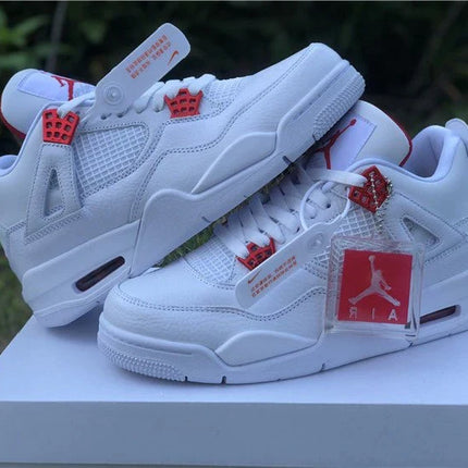JORDAN 4 x METALLIC RED