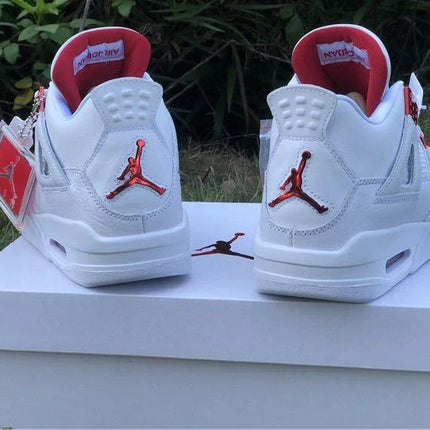 JORDAN 4 x METALLIC RED